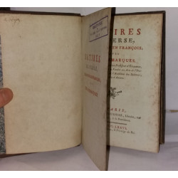 Satires de perse traduites en françois avec des remarques