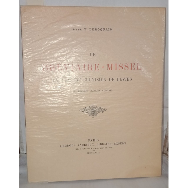 Le bréviaire-missel du prieuré clunisien de Lewes