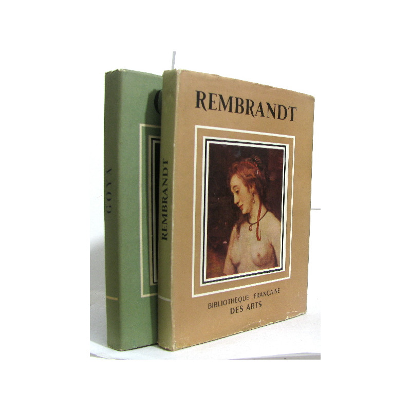 Goya - rembrandt (lot de 2 livres)