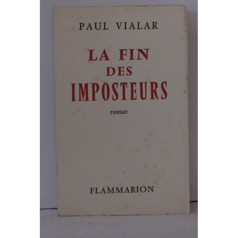 La fin des imposteurs
