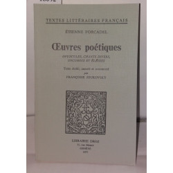 Oeuvres poétiques