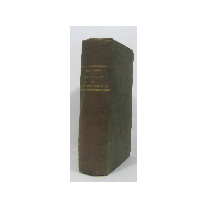 Dictionnaire de législation usuelle