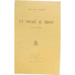 Un voyage au front (août 1920)
