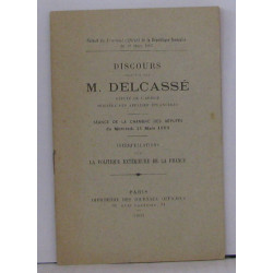 Discours de M. delcassé
