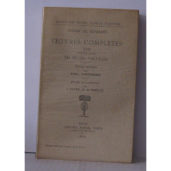 uvres complètes Tome XVII deuxième partie - Edition critique par...