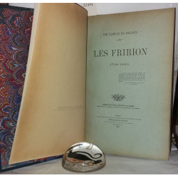 Une famille de Soldats Les Fririon 1768 - 1886