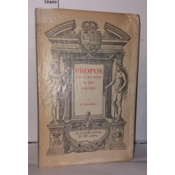 Propos sur la syphilis et son histoire