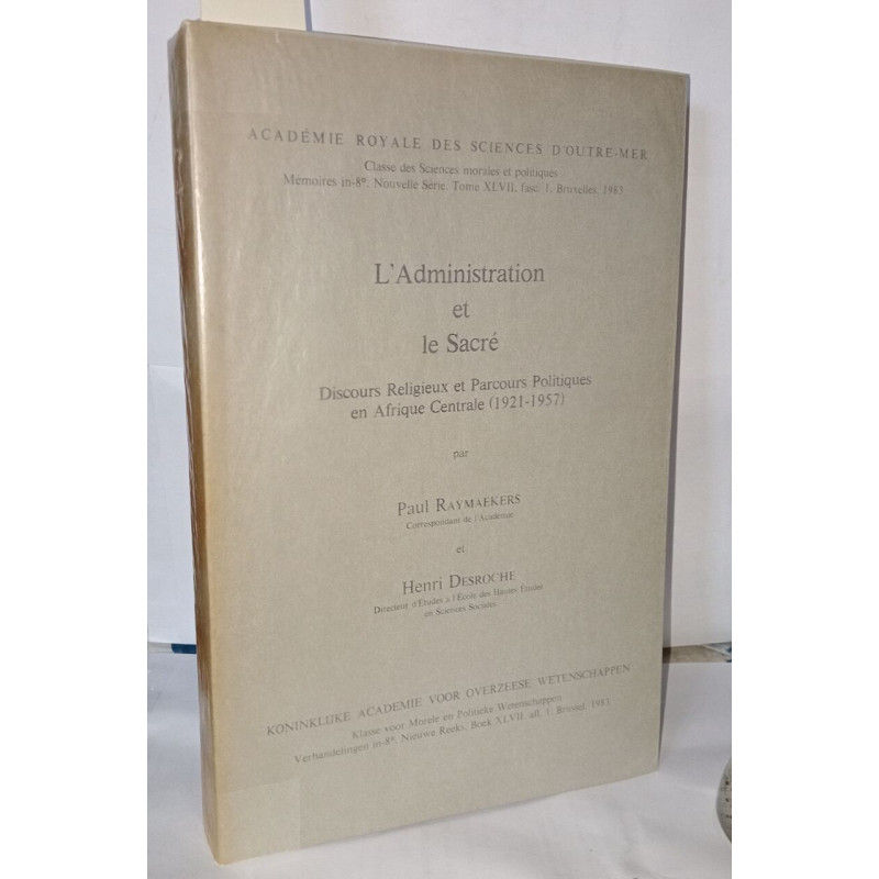 L'Administration et le Sacre Discours Religieux et Parcours...