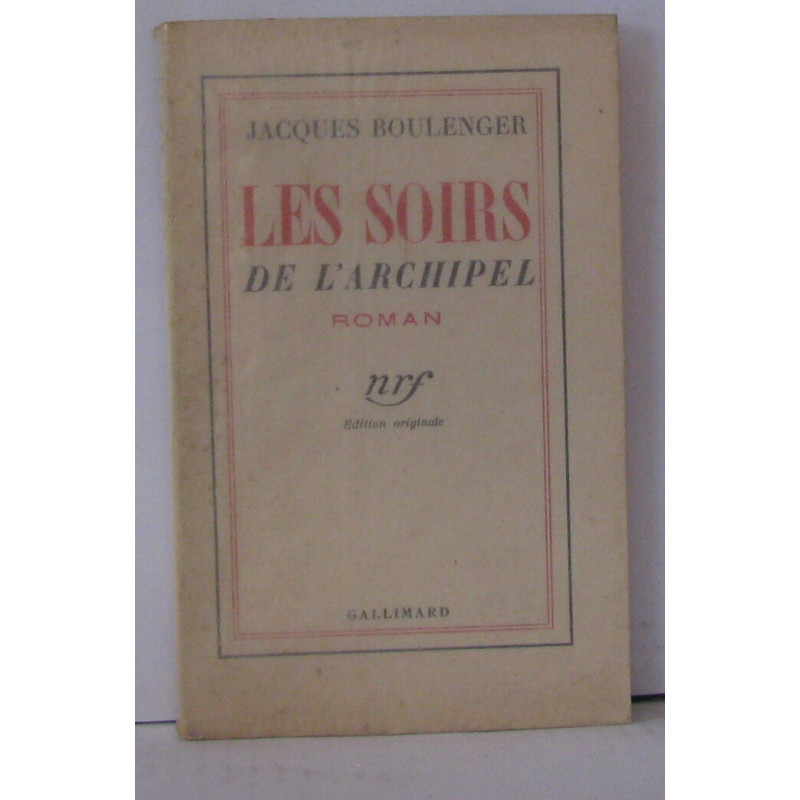 Les soirs de l'archipel