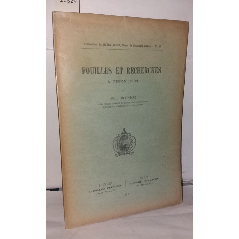 Fouilles et recherches a Ténos 1909
