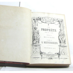 Le prophète opéra en 5 actes partition piano et chant