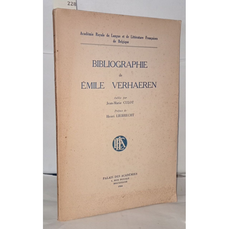 Bibliographie de émile Verhaeren