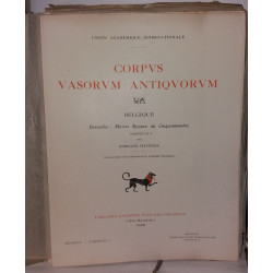 Corpus Vasorum Antiquorum Belgique Bruxelles : Musées Royaux du...