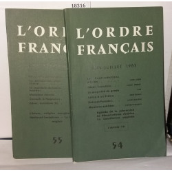 L'ordre français - N°54-55