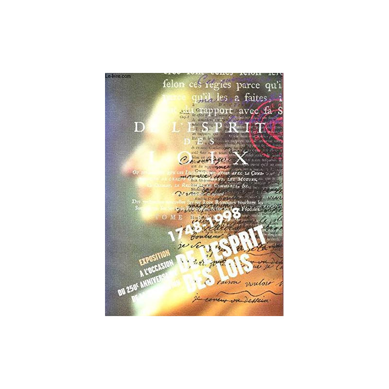 Montesquieu De l'esprit des Lois