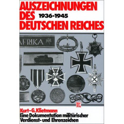 Auszeichnungen des Deutschen Reiches 1936 - 1945