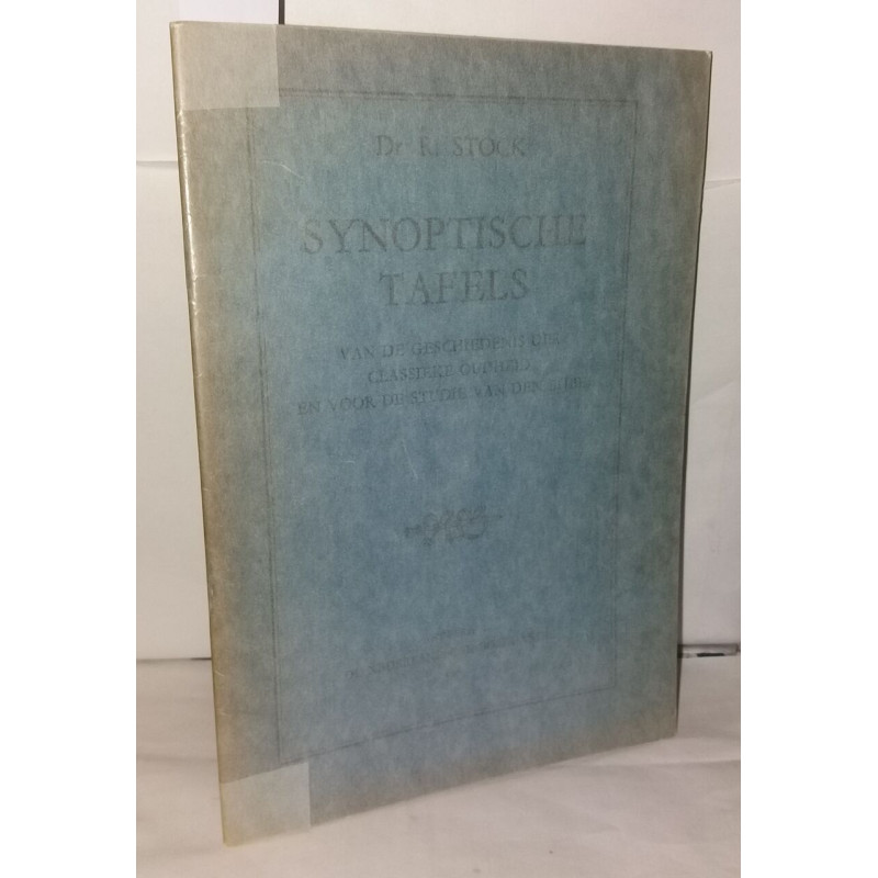 Synoptische tafels van de geschiedenis der classieke oudheid en...