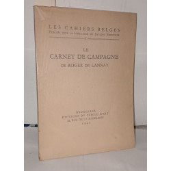 Le carnet de campagne de Roger de Lannay