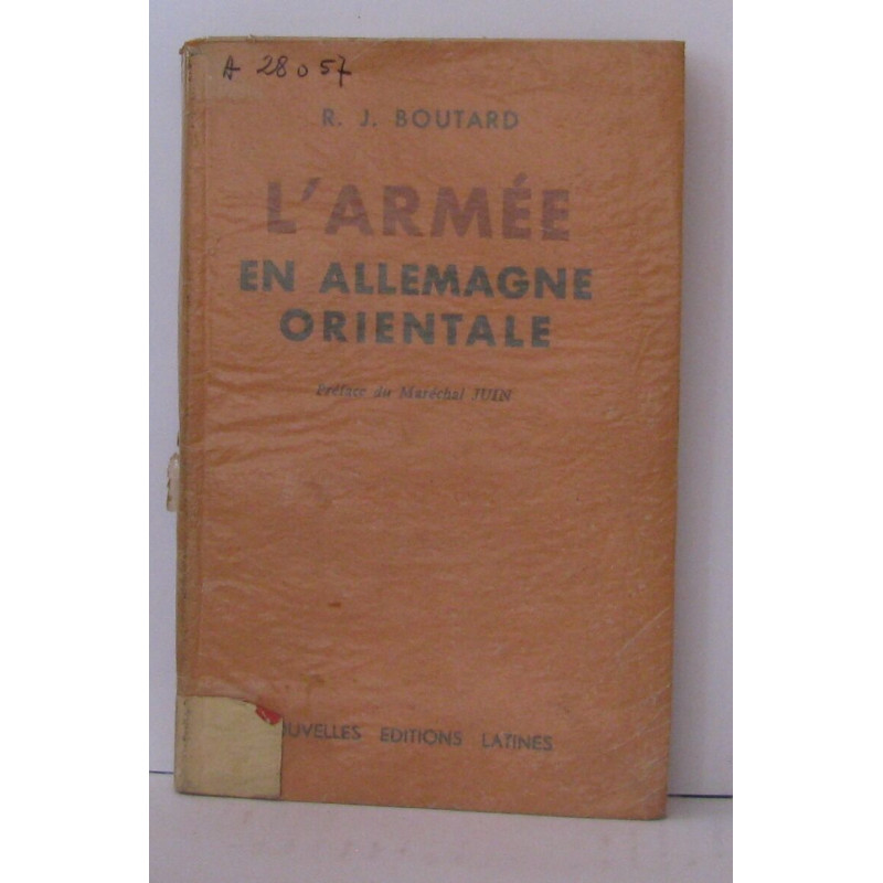 L'armée en allemagne orientale