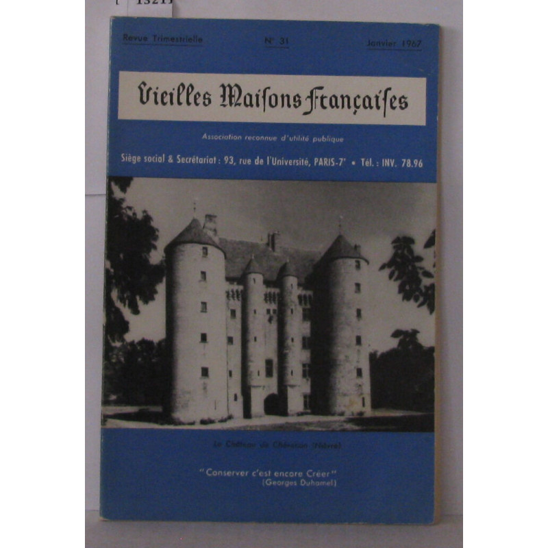 Vieilles maisons française Revue N° 31