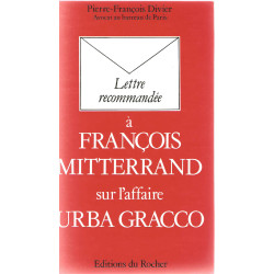 Lettre recommandee a François mitterrand