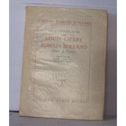 Cahiers Romain Rolland N°2 Correspondance entre Louis Gillet et...
