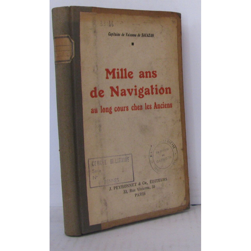 Mille ans de navigation au long cours chez les anciens
