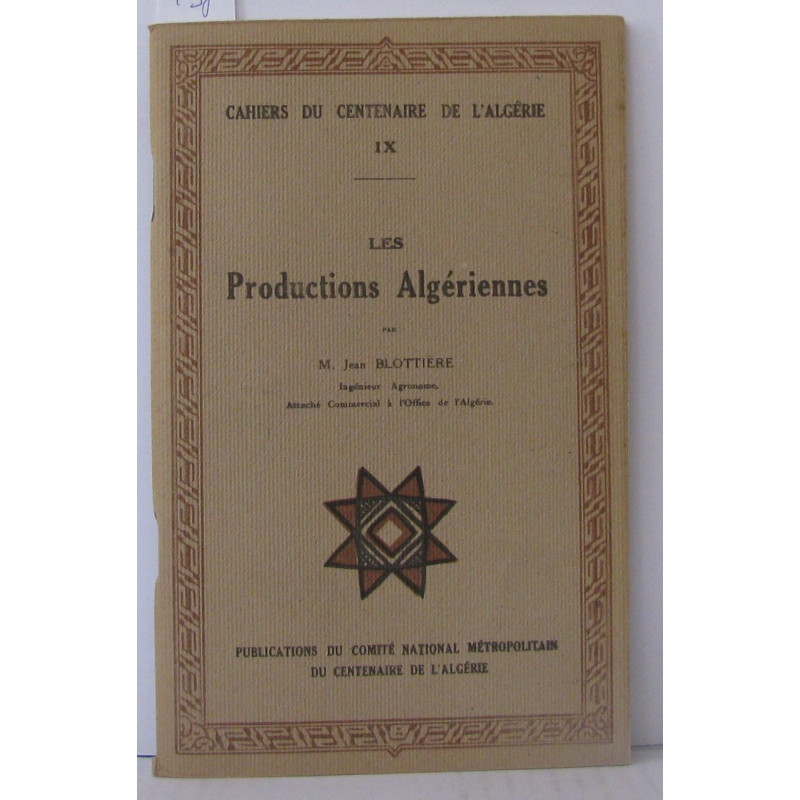 Les productions algériennes