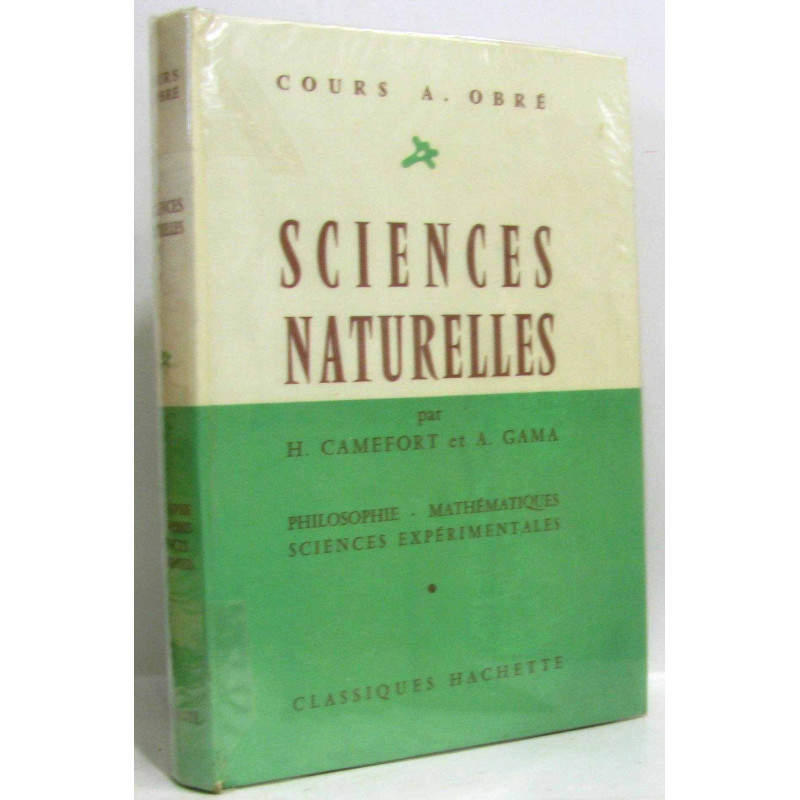 Sciences naturelles. classes de philosophie mathematiques sciences...