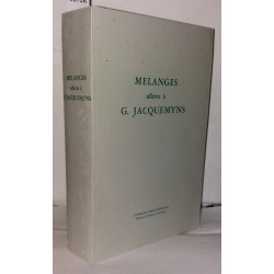 Mélanges offerts à G. Jacquemyns