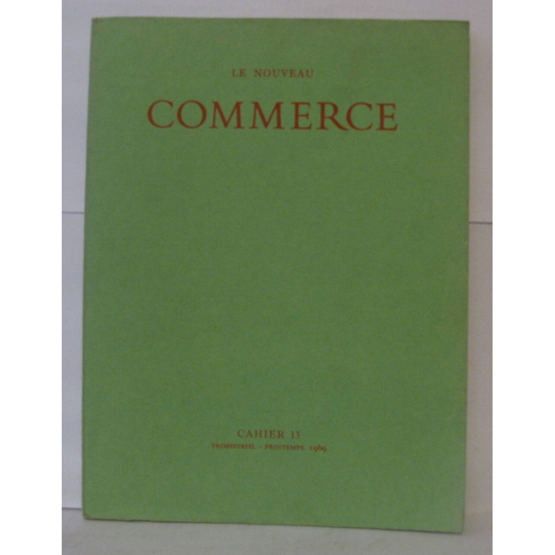Le Nouveau Commerce cahier 13