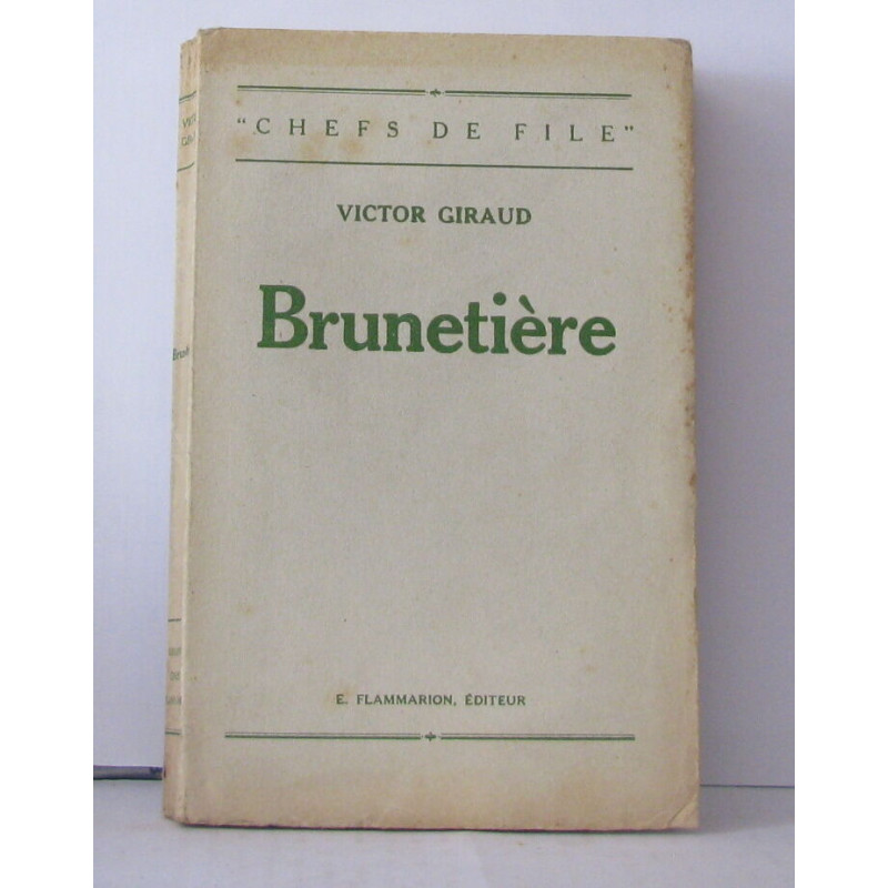 Brunetière ( signé )