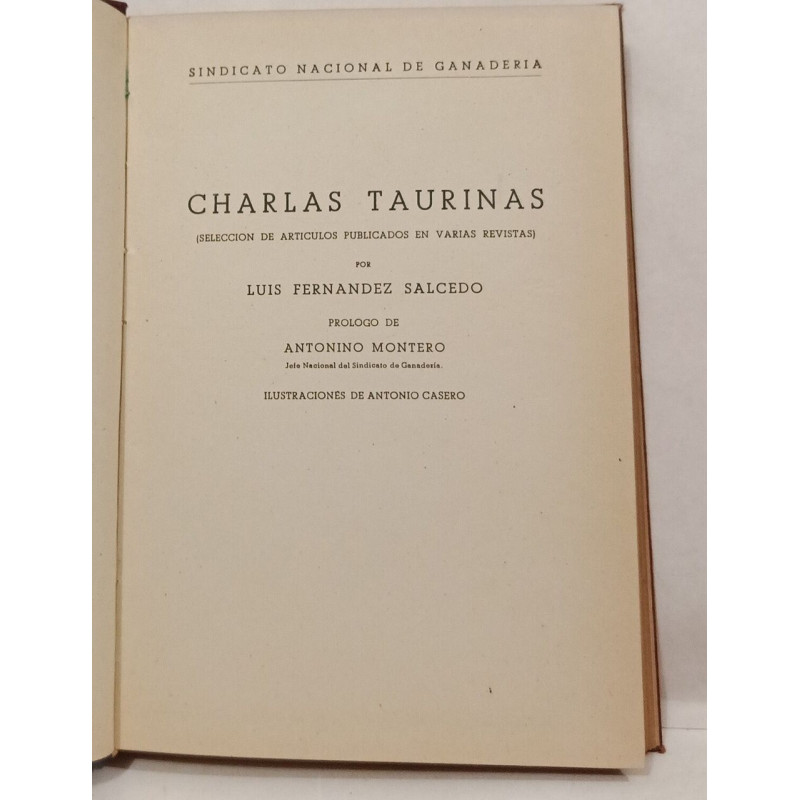 Charlas taurinas