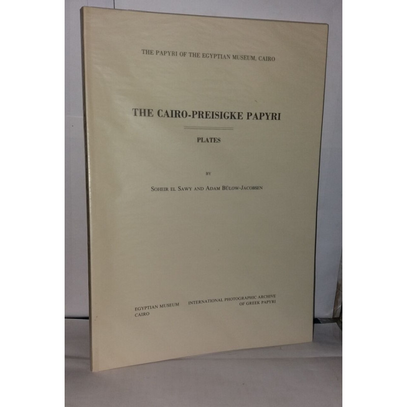 The cairo-Preisigke papyri - Plates
