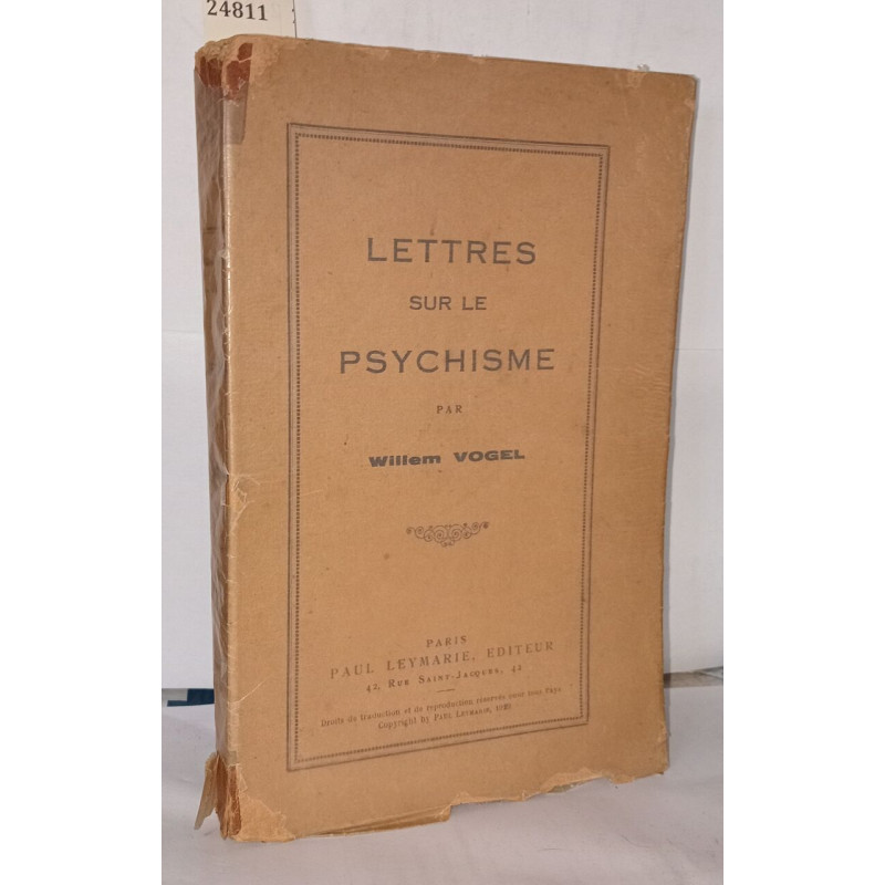 Lettres sur le psychisme