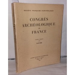 Congrès archéologique de France Savoie CXXIIIe session