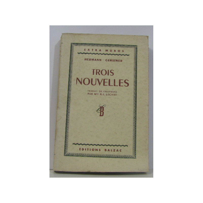 Trois nouvelles