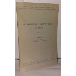Le problème linguistique en Inde