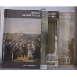 Revue du souvenir Vendéen 4 Numéros année 2012