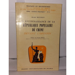La Reconnaissance de la République Populaire de Chine