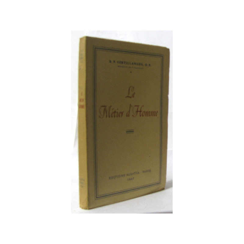 Le métier d'homme