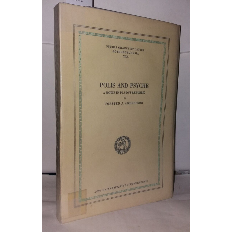 Polis and psyche a motif in Plato's republic