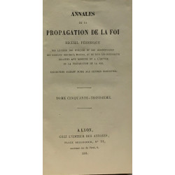 Annales de la Propagation de la Foi 4 tomes années 1876-1878...