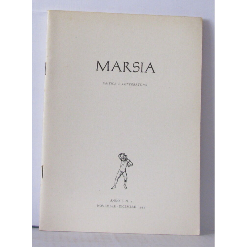 Marsia critica e letteratura Anno I N° 2