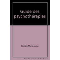 Guide des psychothérapies