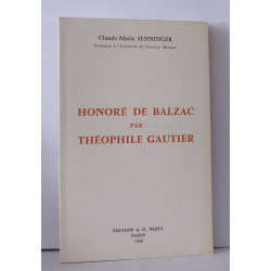Honoré de Balzac par Théophile Gautier