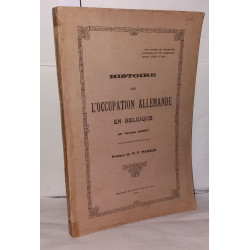 Histoire de l'occupation allemande en Belgique