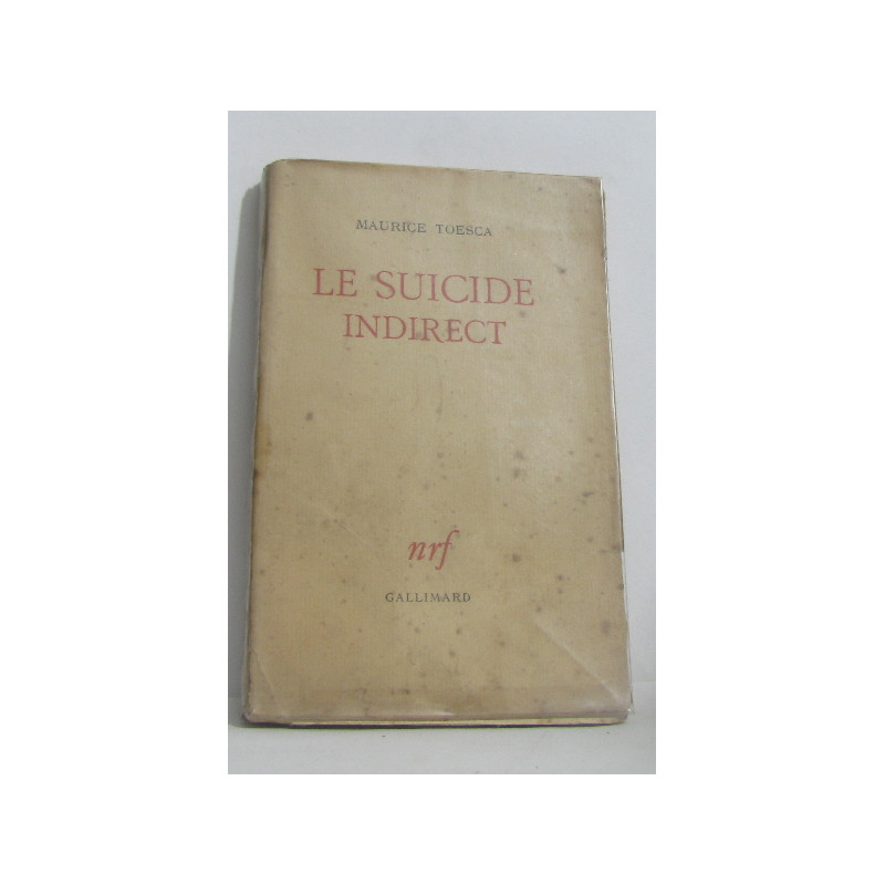 Le suicide indirect