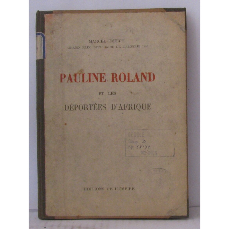 Pauline roland et les déportés d'afrique