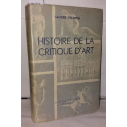 HIstoire de la critique d'art